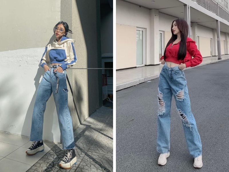 10c5825c-ao-croptop-mac-voi-quan-gi14 Bạn đã biết áo croptop tay dài phối với quần gì đẹp chưa? (Nguồn: Facebook Yoona F&C)