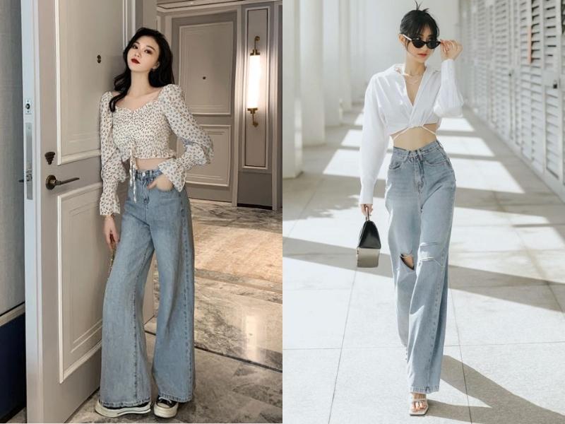 1765a08b-cach-phoi-do-nu-30 Áo croptop tay phồng cũng được nhiều bạn nữ yêu thích trong phong cách phối đồ nữ tính (Nguồn: thoitrangquangchau.asia và vietnamplus.vn)