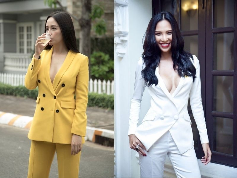 7111d77e-phoi-do-voi-ao-blazer-nu-63 Mặc áo blazer không nội y là một trend gây bão (Nguồn: Việt Giải Trí/ Bestie.vn)
