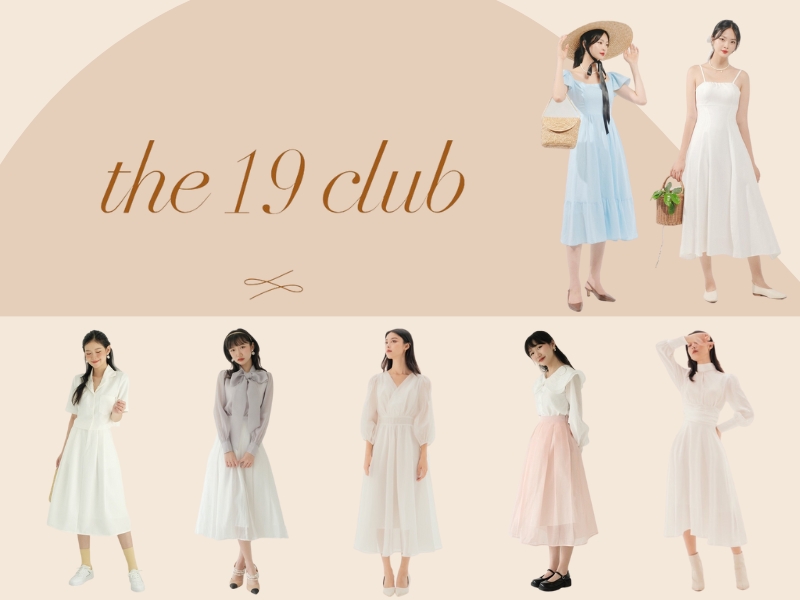 7e2bdac5-cach-phoi-do-nu-117 The 19 Club chủ yếu cung cấp các mẫu váy dài tiểu thư (Nguồn: Shopee Blog)