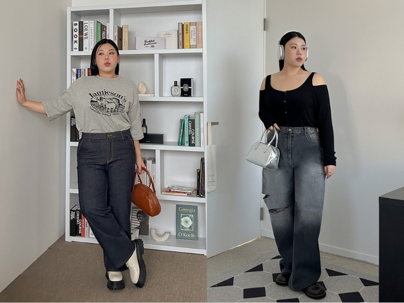 870fbb70-phoi-do-voi-giay-oxford-nu-4 Quần jean ống suông và giày Oxford giúp bạn thêm năng động (Nguồn: kooding.com)
