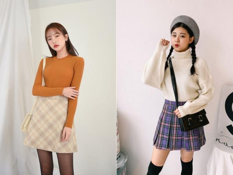 908359dc-cach-phoi-do-nu-76 Áo len là item thích hợp để phối đồ vào mùa đông (Nguồn: Marc)