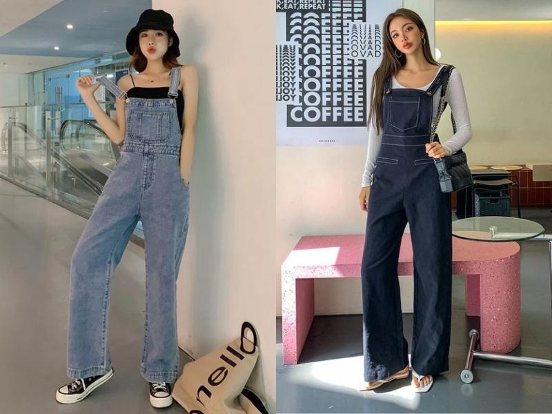 9b5c2db3-cach-phoi-do-nu-92 Quần yếm là item được rất nhiều bạn nữ Trung Quốc yêu thích phối đồ (Nguồn: WeHeartIt và woclothes.com)