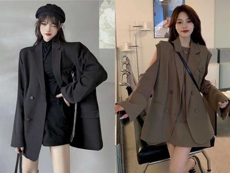adb83663-ao-khoac-mua-dong-nu-dep-4 Áo blazer giúp bạn giữ ấm tốt hơn (Nguồn: Shopee Blog)