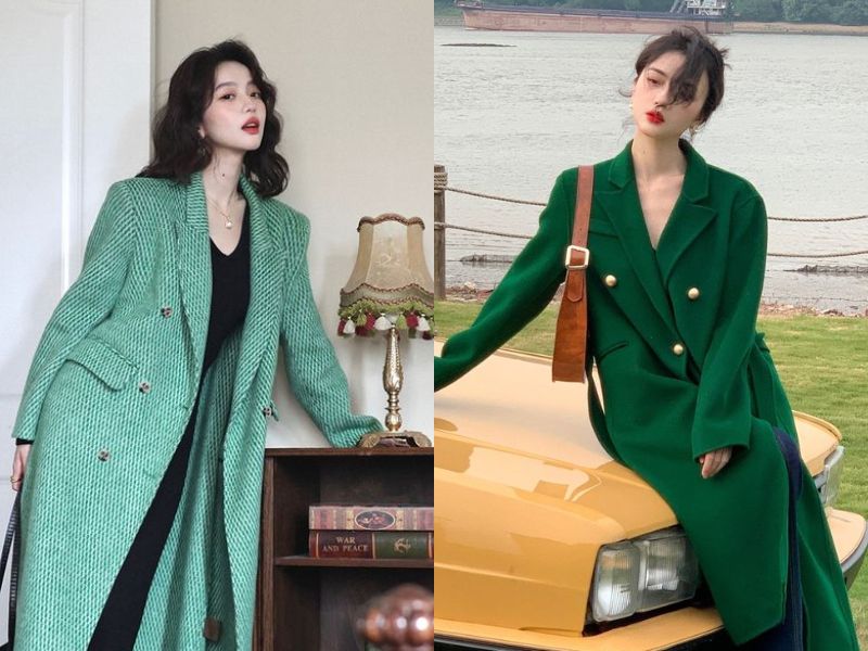 b0f8cf09-phong-cach-vintage-nu15 Áo khoác dạ vintage mang lại nét sang trọng, thanh lịch (Nguồn: NISA - Peachy Fishtank)