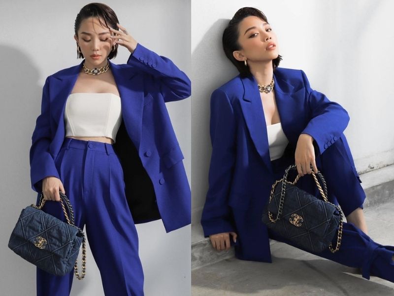 b3bff234-phoi-do-voi-ao-blazer-nu-22 Khí chất của người mặc được bộc lộ rõ ràng với cách phối áo khoác blazer nữ với tube (Nguồn: Thế giới điện ảnh)
