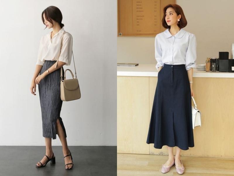 cb2656ce-cach-phoi-do-nu-86 Áo sơ mi sẽ tạo nên vẻ đẹp thanh lịch và nữ tính trong môi trường làm việc (Nguồn: CodiPOP và afamily.vn)