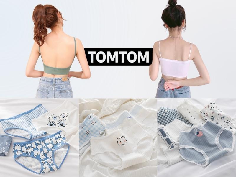 d27d678c-17 Shop TOMTOM chuyên cung cấp các mẫu đồ lót có kiểu dáng đa dạng, chất liệu thoáng mát. (Ảnh: Shopee)