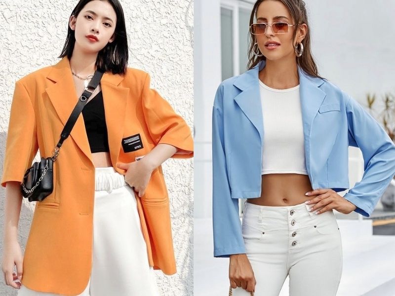 dddd3011-phoi-do-voi-ao-blazer-nu-14 Phối đồ với áo blazer nữ và crop top là một cách gợi cảm hiện đại (Nguồn: Tạp chí đẹp)