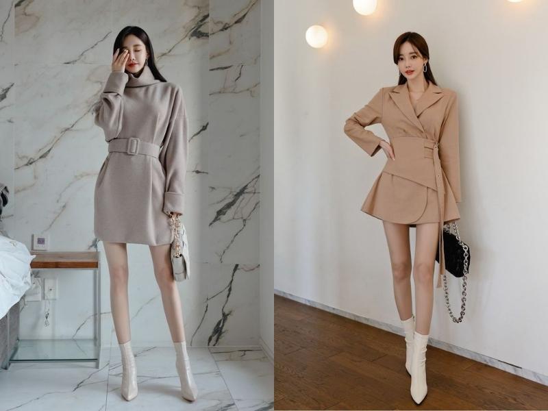 df254d9a-cach-phoi-do-nu-91 Bạn có thể chọn các mẫu váy dáng suông thắt eo để tạo điểm nhấn khi phối đồ theo style Trung Quốc (Nguồn: Linz/pinterest.com)