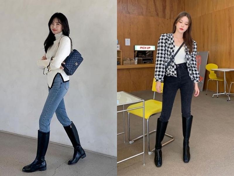 df2f1f26-cach-phoi-do-nu-101 Quần skinny jean dành riêng cho những cô nàng theo phong cách cá tính (Nguồn: d/pinterest.com)
