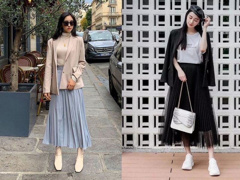 e4e5de2e-phoi-do-voi-ao-blazer-nu-36 Những cô nàng cao ráo không nên bỏ qua phối đồ với áo blazer và chân váy midi (Nguồn: Ngôi Sao - VnExpress/2sao)