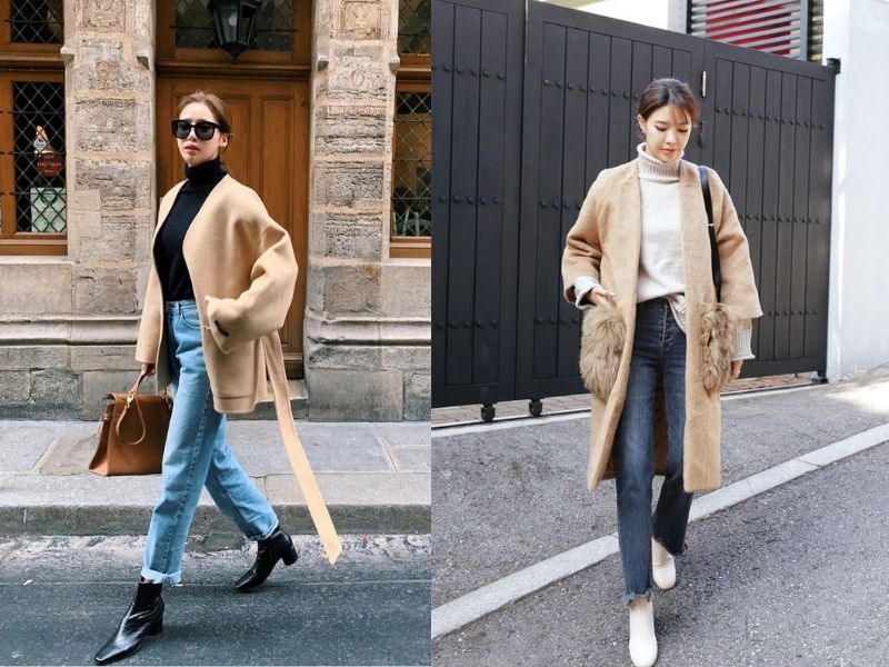e98b9949-phoi-do-voi-ao-blazer-nu-61 Phối đồ với áo blazer nữ chắc chắn sẽ không thể thiếu áo cổ lọ (Nguồn: Kênh 14/ Gumac)