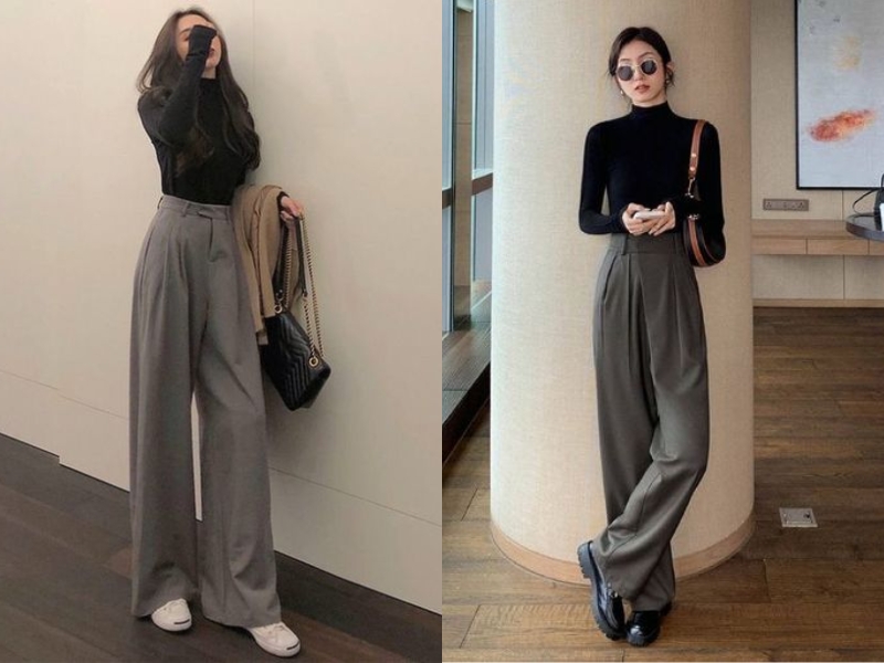 f2b6fc3b-thoi-trang-cong-so-mua-dong-13 Phối đồ quần ống rộng vói áo len tay dài